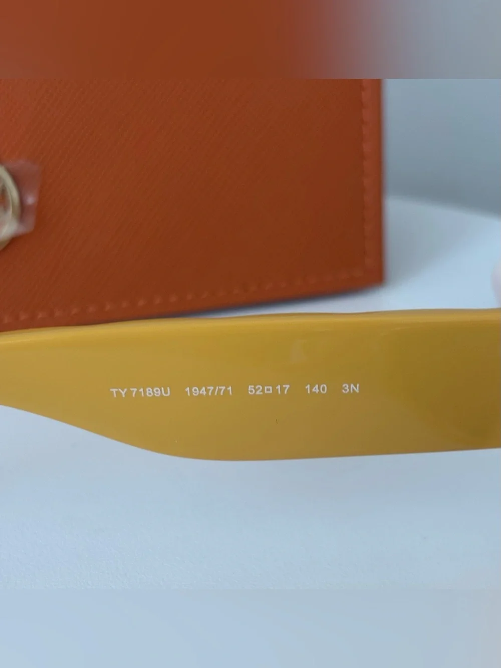 Tory Burch Yellow Frame Sunglasses with Brand New Case